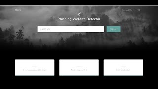 Phishing Website  URL  Detection  Machine Learning  Flask Framework  Final Year College Project [upl. by Dotti]