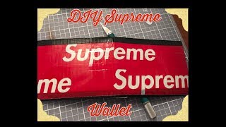 DIY Supreme Wallet [upl. by Zeke267]