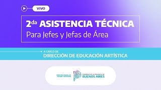 🔴Vivo  2da Asistencia Técnica para Pruebas de Selección para Jefases de área  Modalidad Artística [upl. by Marb]