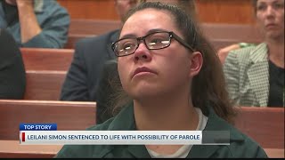 Leilani Simon sentenced to life with possibility of parole [upl. by Aneerehs632]