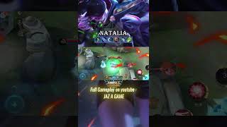 BUILD TOP GLOBAL NATALIA 22 KILLSSAVAGE mobilelegends mlbb mlbbcreatorcamp fypシ゚viral fyp [upl. by Anele]