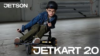 Jetson JetKart 20 Hoverboard Attachment [upl. by Rephotsirhc474]