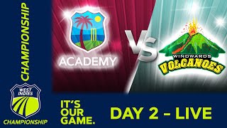 🔴 LIVE WI Academy v Windward Islands  Day 2  West Indies Championship 2024  Thursday 11th April [upl. by Kosel421]