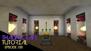 10 Thaumcraft 4 Tutorial  Warded Arcana amp Alchemical Furnace [upl. by Siladnerb]