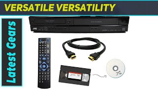 JVC VHS to DVD Recorder VCR Combo w Remote HDMI [upl. by Ennairda]