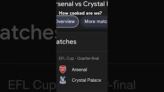 Arsenal vs Crystal Palace [upl. by Samuelson]