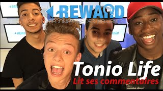 Tonio Life lit ses commentaires avec Ryan [upl. by Aihsas275]