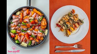 RAPIDE ET DÉLICIEUX Brochettes de viande et de légumes [upl. by Bowers]