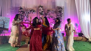 Bride and Bridesmaids Dance at Christina Jamatia Debbarma and Shingly Jamatia’s Wedding [upl. by Fawn]