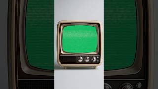 Retro TV Green Screen Animation tv animation videoediting [upl. by Wilfreda532]