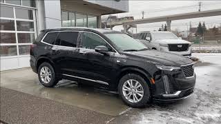 Black 2024 Cadillac XT6 Luxury Review Calgary AB  Wolfe Calgary [upl. by Iaverne]