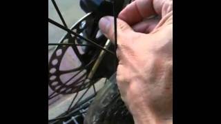 How to adjust Hayes sole disc brake [upl. by Nidnerb]