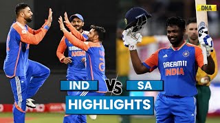 IND Vs SA Highlights Sanju Samson Shines India Beats South Africa By 61 Runs In 1st T20 I Cricket [upl. by Rehctelf]