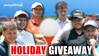 Golf Battle YGT vs F0reBr0thers at Praia Del Rey FREE Holiday Giveaway [upl. by Otrevire]