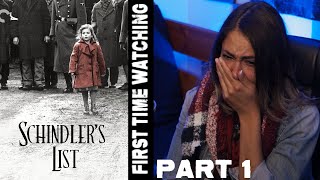 SCHINDLERS LIST PART 1 FIRST TIME WATCHING  MOVIE REACTION [upl. by Campney]