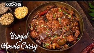 Brinjal Masala Curry Recipe  Eggplant Curry  Brinjal Recipe HomeCookingShow [upl. by Pansy341]