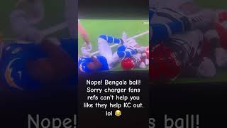 Fan Reaction to Chargers “Fumble Recovery” nfl [upl. by Tija]