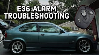 BMW E36 Factory Alarm Troubleshooting [upl. by Tymes]