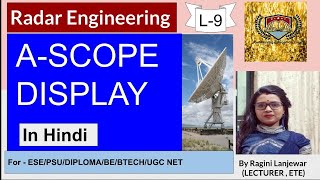 Ascope DisplayRadar EngineeringEasy ExplanationHindiDiplomaBEIESUGC NET [upl. by Edny]