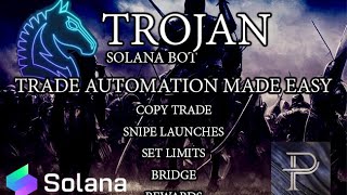 TROJAN SOLANA BOT TUTORIAL AIRDROP ΕΛΛΗΝΙΚΑ [upl. by Gabrielson]