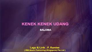 Saloma  Kenek Kenek Udang Selamat Pengantin Baru  Video Karaoke L R [upl. by Etnaik]