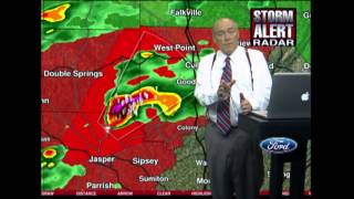 April 27 2011 Historic Tornado Outbreak  ABC 3340 Live Coverage 245pm1130pm [upl. by Monica]