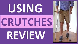 How to Use Crutches  2 3 4Point Gait SwingToThrough Stairs Nursing NCLEX [upl. by Wilek435]