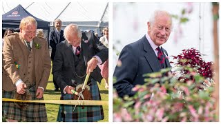 King Charles III opens the Royal Horticultural Society of Aberdeens Annual Flower Show [upl. by Ttimme406]