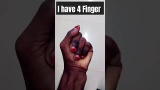 I have 4 Finger😮😱🙀 foryou youtubeshorts trendingshorts virulshorts 4finger BEBEREXHA [upl. by Anahsar]