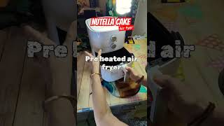 Nutella Cake Air Fryer [upl. by Petra]