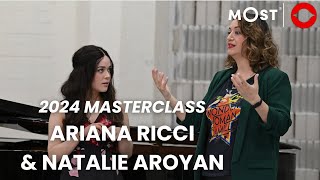 2024 Ariana Ricci soprano MasterClass with Natalie Aroyan and Bradley Gilchrist [upl. by Clorinda]