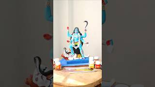 Jai ma kali  kali mata murti making with clay [upl. by Duleba]