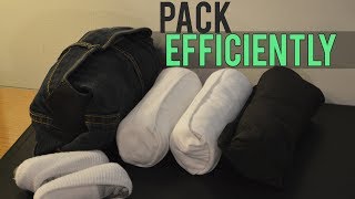 How to Pack Clothes for Traveling 👕💼 [upl. by Lari]