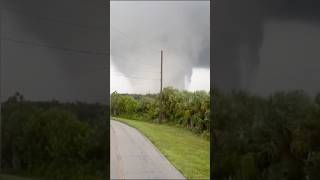 Tornado Spins Down as Hurricane Milton Hits Florida [upl. by Yauq]