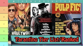 All 9 Quentin Tarantino Movies Ranked Tier List [upl. by Nywloc904]