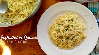 Tagliolini al Limón  Pastas Caseras  Lemon Pasta [upl. by Neened167]