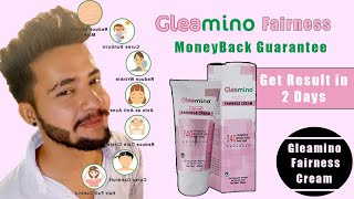 Best Fairness cream for men for Oily Skin and Glowing Skin in 2020  Gleamino Fairness Cream [upl. by Ihp]