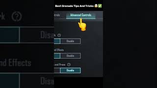 Best grenade tips and tricks 🤯✅youtubeshorts tipsandtricks pubgtips pubgmobile rexdaniyal [upl. by Nedrud932]