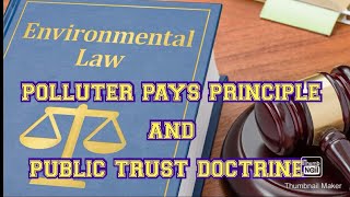 POLLUTER PAYS PRINCIPLE amp PUBLIC TRUST DOCTRINEMALAYALAMENVIRONMENTAL LAWS IN INDIAപരിസ്ഥിതിനിയമം [upl. by Schwejda]