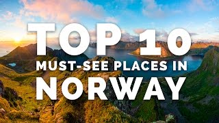 TOP 10 MUSTSEE PLACES IN NORWAY  A Photographers Guide [upl. by Ganiats876]