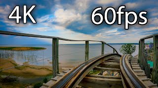 Zippin Pippin front seat onride 4K POV 60fps Bay Beach [upl. by Lerual679]