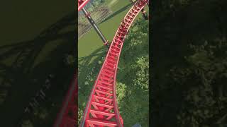 Red Force  Planet Coaster POV Short  Extreme Acceleration Coaster [upl. by Nart]