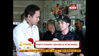 Nonito Donaire back in PH [upl. by Nana]