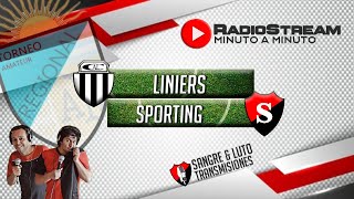 LINIERS  SPORTING RadioStream Minuto a Minuto [upl. by Hollis]