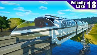 Velocity Lake ep 18  Thats right MONORAIL  Planet Coaster [upl. by Ikin]