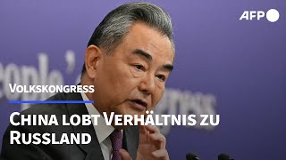 Peking sieht neue Grundlage der Beziehungen zu Russland  AFP [upl. by Tloh]