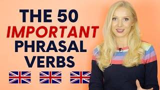 The 50 Important Phrasal Verbs in English [upl. by Annawik]