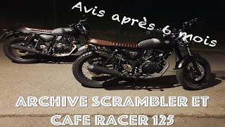 Archive Scrambler AM64 et Cafe Racer AM60 125cc  Avis 6 mois après lachat [upl. by Limoli]