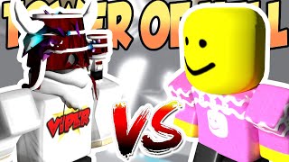 Viper VS Oofy Tower of Hell Roblox [upl. by Atlas]