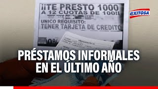 🔴🔵605 mil familias peruanos han solicitado un crédito de prestamista informal en el último año [upl. by Mallina]